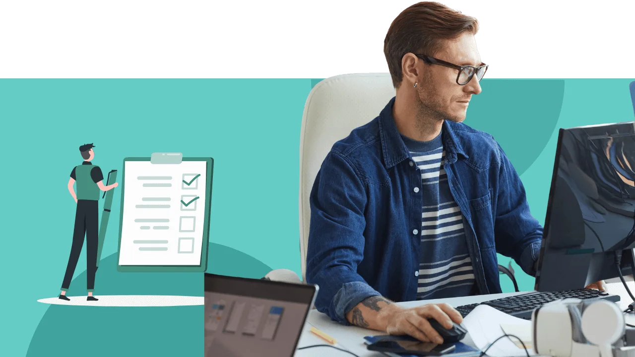 Website Maintenance & Security service illustration